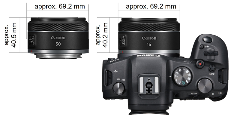 美品 RF16mm F2.8 STM フード付き